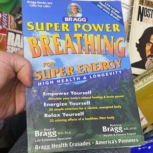 Super Power Breathing Book - Blue Cover